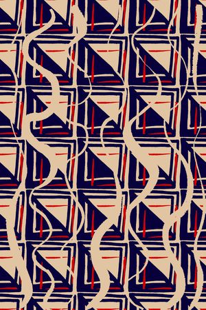 几何印花华亿平台图片