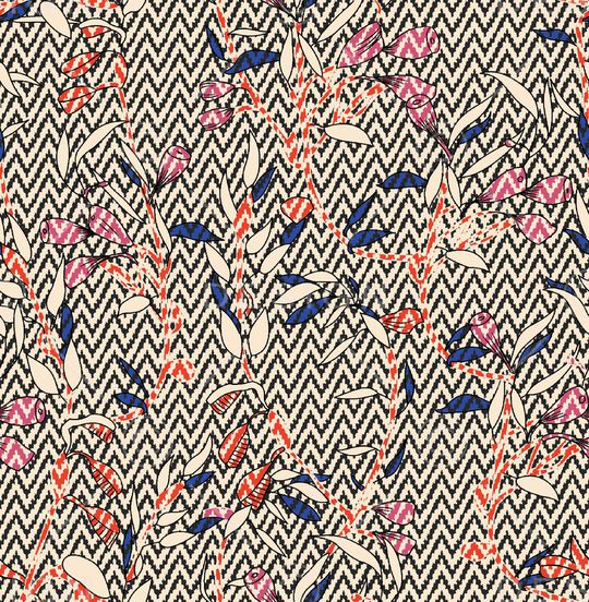 复古印花华亿平台图片