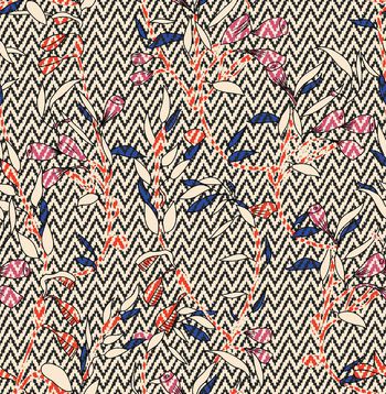 复古印花华亿平台图片