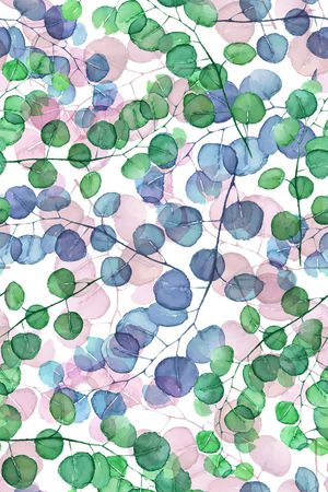 绿植树叶印花华亿平台图片