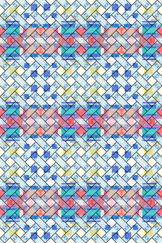 抽象印花华亿平台图片