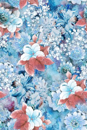 抽象印花华亿平台图片