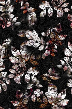 秋冬华亿平台印花华亿平台图片