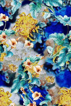 抽象印花华亿平台图片