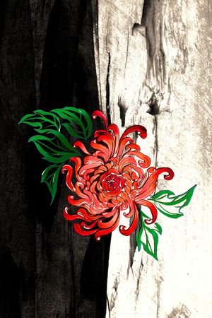 泼墨印花华亿平台图片