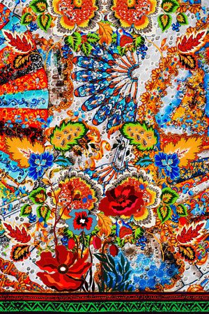 复古印花华亿平台图片