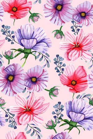 花卉大花印花华亿平台图片