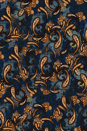 佩斯利印花华亿平台图片