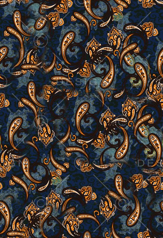 佩斯利印花华亿平台图片