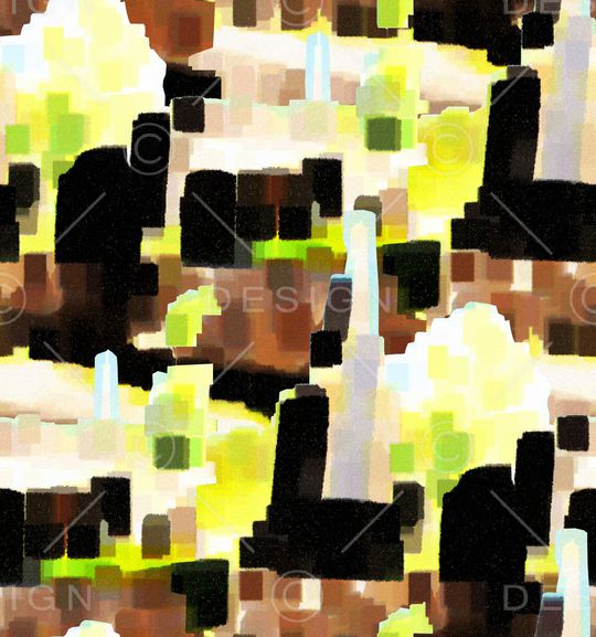 绿植树叶印花华亿平台图片