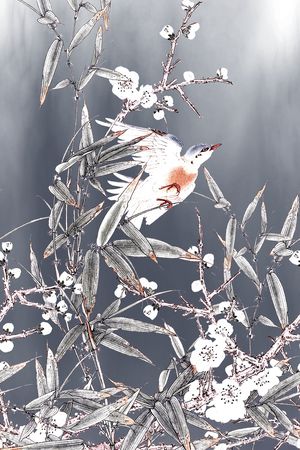 牡丹印花华亿平台图片