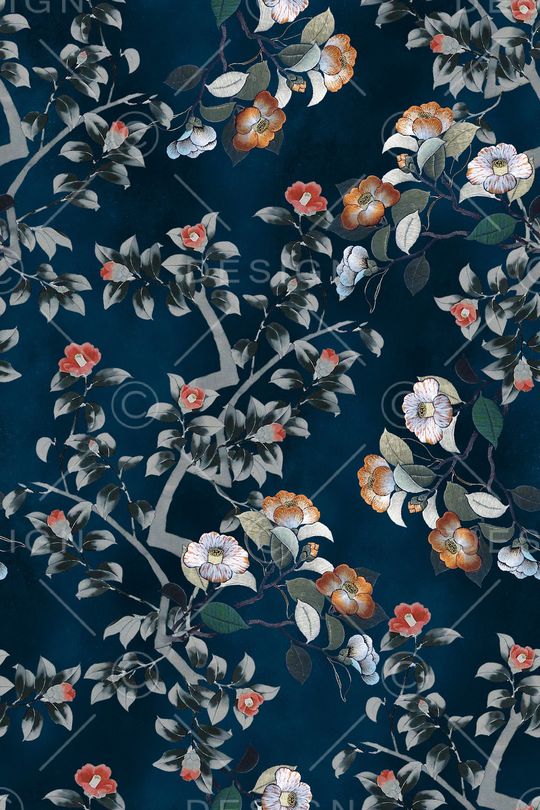 真丝印花华亿平台图片