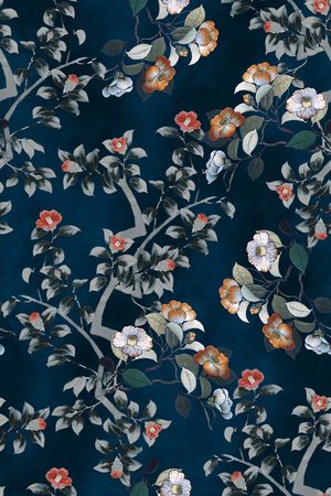 真丝印花华亿平台图片