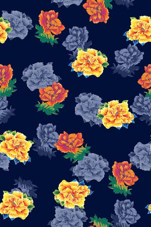 旗袍印花华亿平台图片