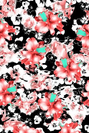 春夏华亿平台印花华亿平台图片