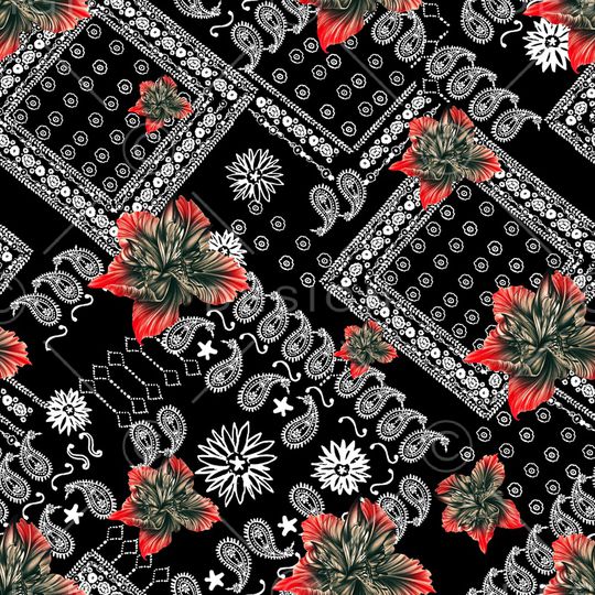 抽象印花华亿平台图片