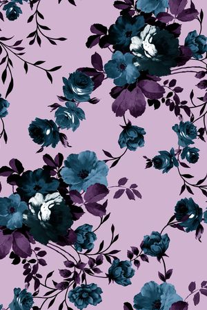 牡丹印花华亿平台图片