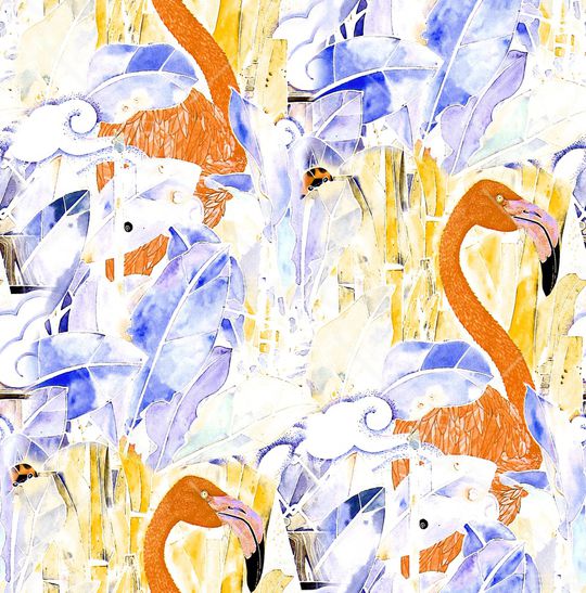 荷花印花华亿平台图片