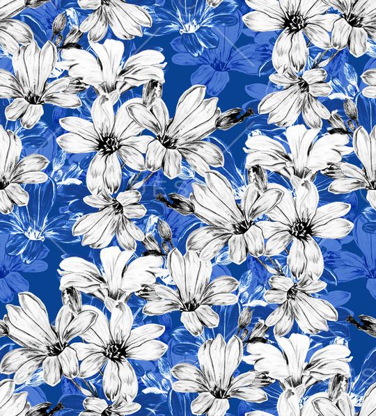 牡丹印花华亿平台图片