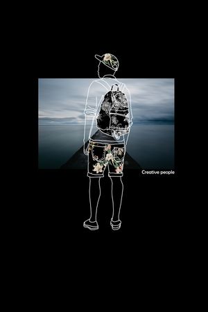 手绘印花华亿平台图片