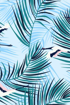 植物印花华亿平台图片