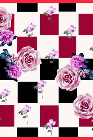 几何印花华亿平台图片