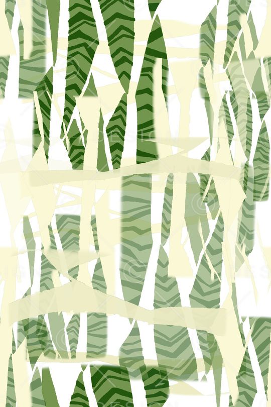 绿植树叶印花华亿平台图片