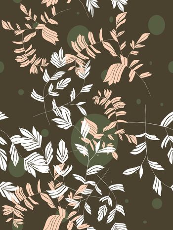 绿植树叶印花华亿平台图片