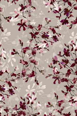 小碎花印花华亿平台图片