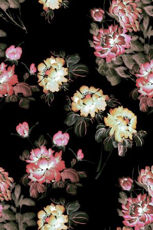 旗袍印花华亿平台图片