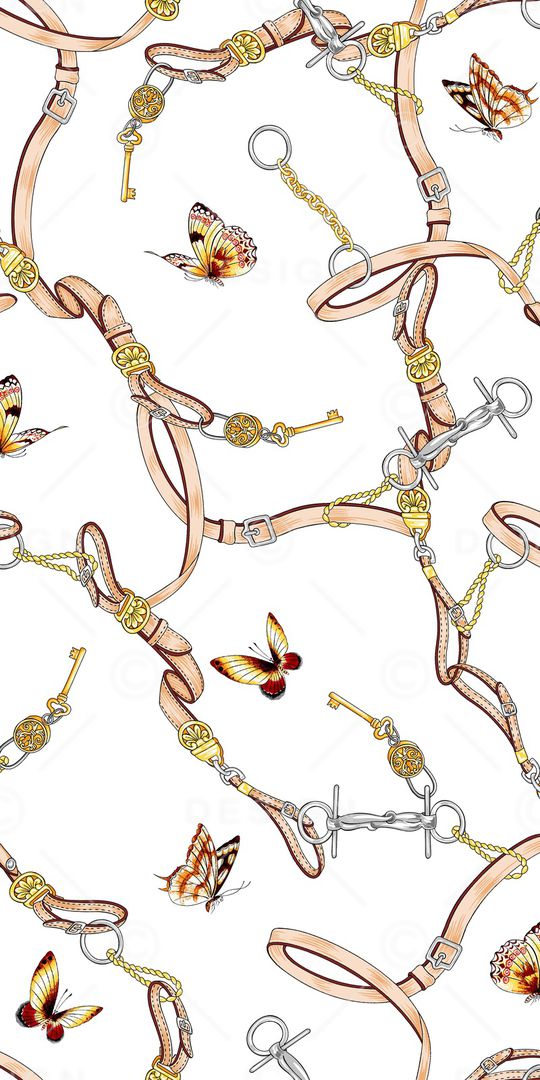 蝴蝶印花华亿平台图片