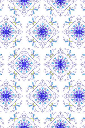 民族花卉印花华亿平台图片