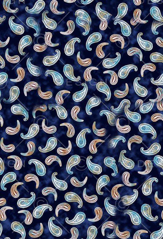 佩斯利印花华亿平台图片