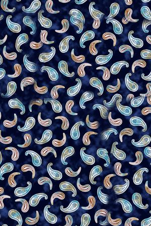 佩斯利印花华亿平台图片