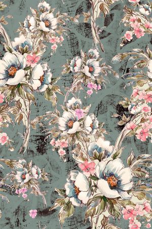 复古印花华亿平台图片