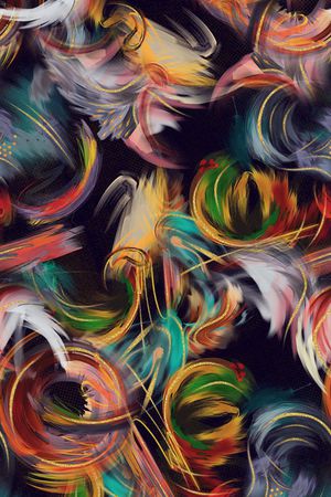 几何印花华亿平台图片