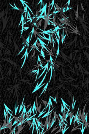 抽象花卉印花华亿平台图片