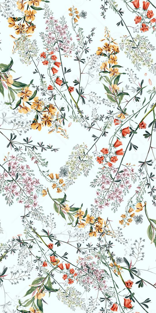 树枝印花华亿平台图片