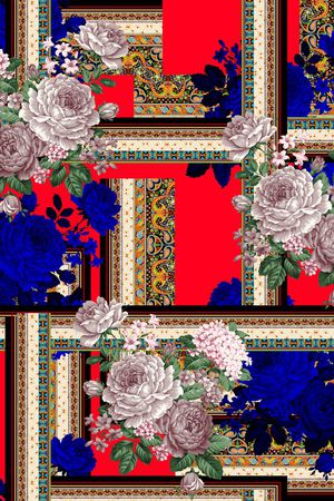 格子印花华亿平台图片