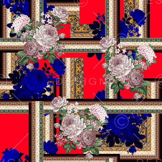 格子印花华亿平台图片