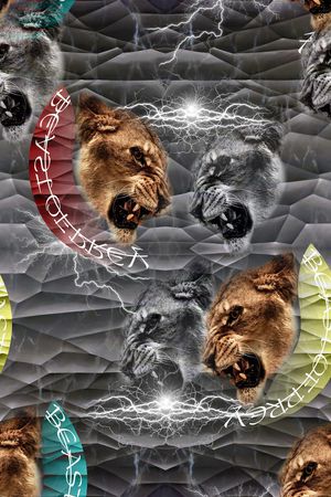 几何印花华亿平台图片