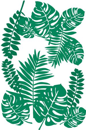 绿植树叶印花华亿平台图片