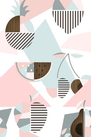 几何印花华亿平台图片