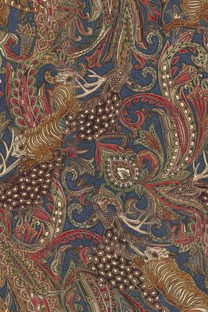 抽象花卉印花华亿平台图片