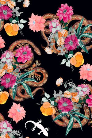 骷髅印花华亿平台图片