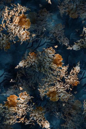 中国风印花华亿平台图片