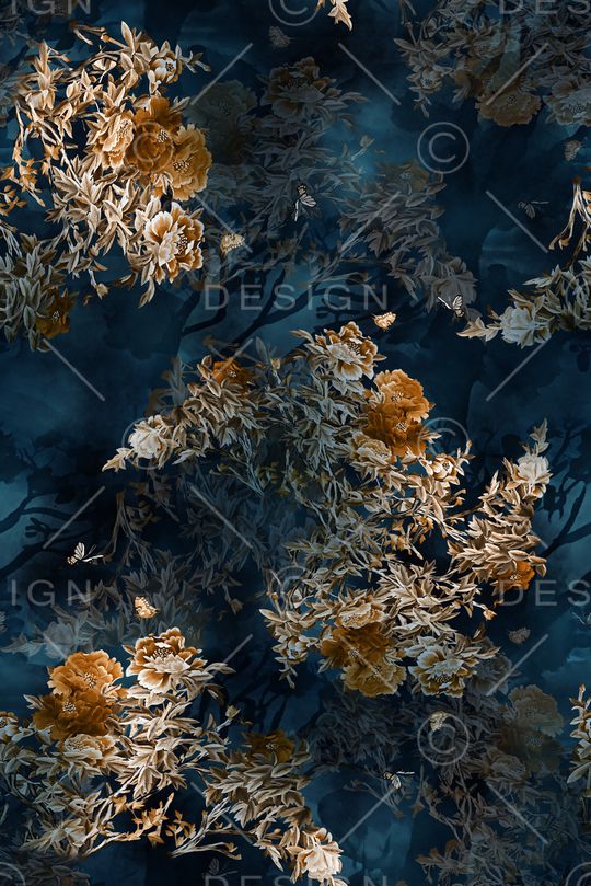 中国风印花华亿平台图片