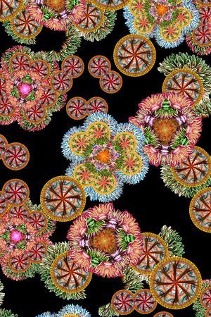 几何印花华亿平台图片