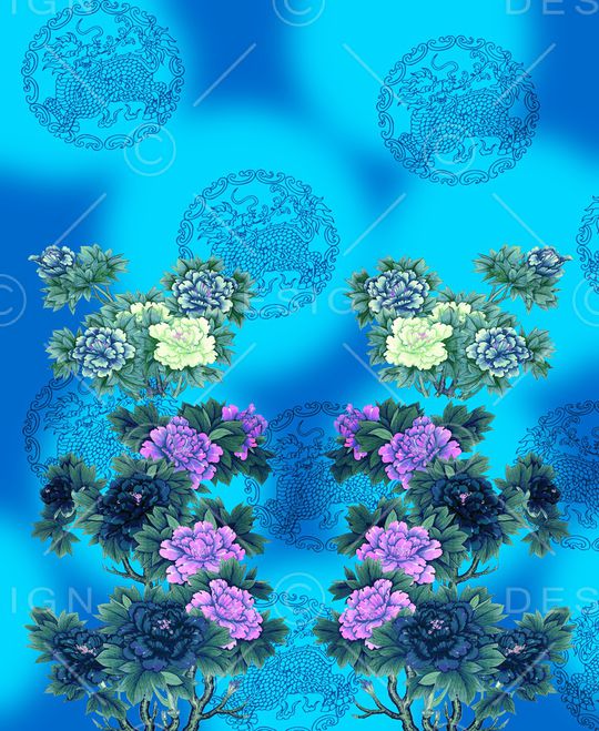 定位花印花华亿平台图片