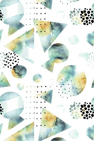 几何印花华亿平台图片